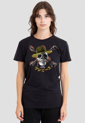 Print T-shirt - black