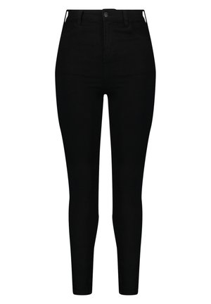 MS Mode HIGH WAIST CHERRY - Jeans Skinny - black