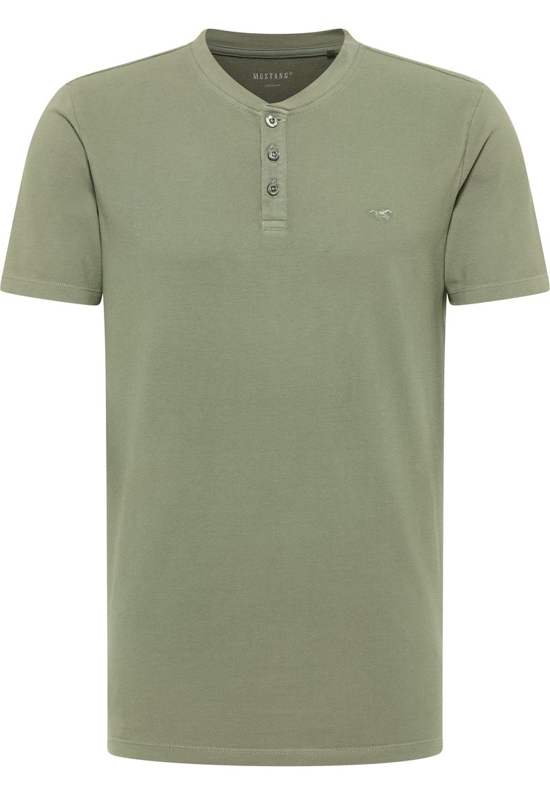 mustang T-shirt basic groen