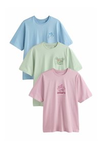Unausgewählt, pink, green, blue charachter