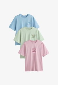 Unausgewählt, pink, green, blue charachter