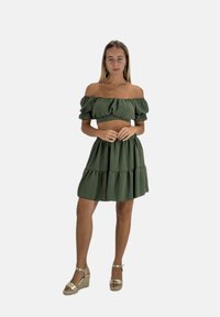 Elara SET - Gonna a campana - grün