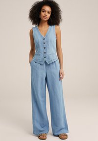 WE Fashion BLUE RIDGE - Hlače - blue