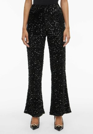 HIGH WAIST VIBELIEVE - Pantalon classique - black