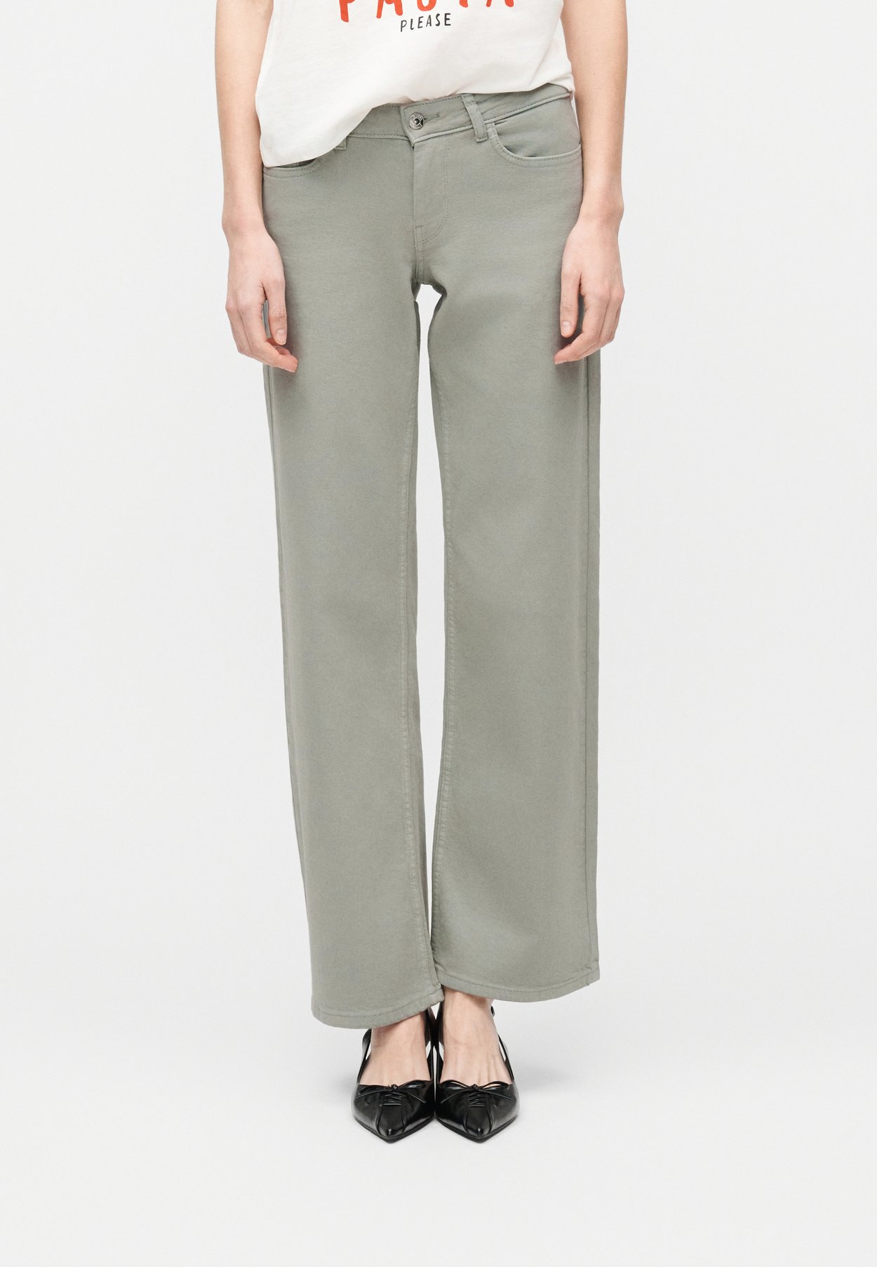 Wide-fit ONLJUDY Low waist Straight Fit