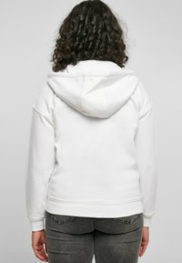 Urban Classics HOODY - Majica s kapuljačom i patentnim zatvaračem - white