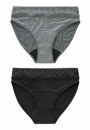 2 PACK - Menštruačné nohavičky - print plain