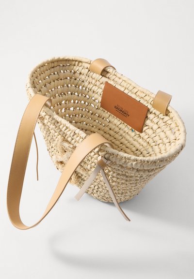 RUSLAN BAGINSKIY TOTE BAG - Velika torba - natural straw/beige