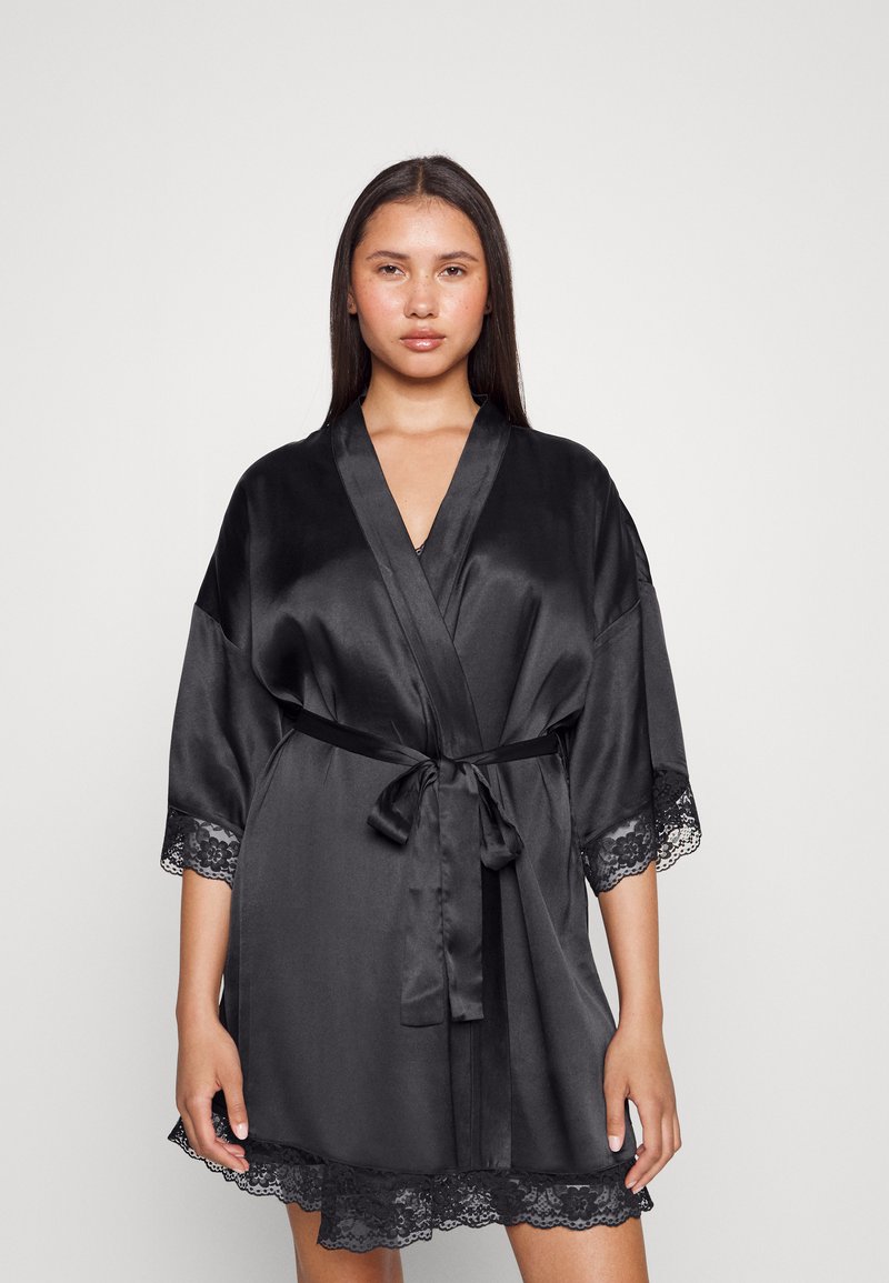 ONLY ONLKATINKA KIMONO Dressing gown black/black/black Zalando.ie