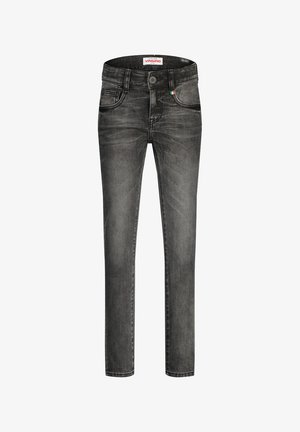 Must have mustan denim teksad, viie taskuga disain ja õrn kulunud viimistlus. Logotag on nähtav vööosal.