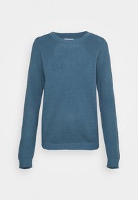 VILA Stickad tröja - blue