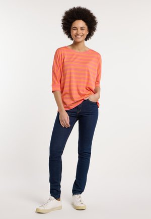 Ragwear, SHIMONA STRIPES - T-shirt à manches longues - coral