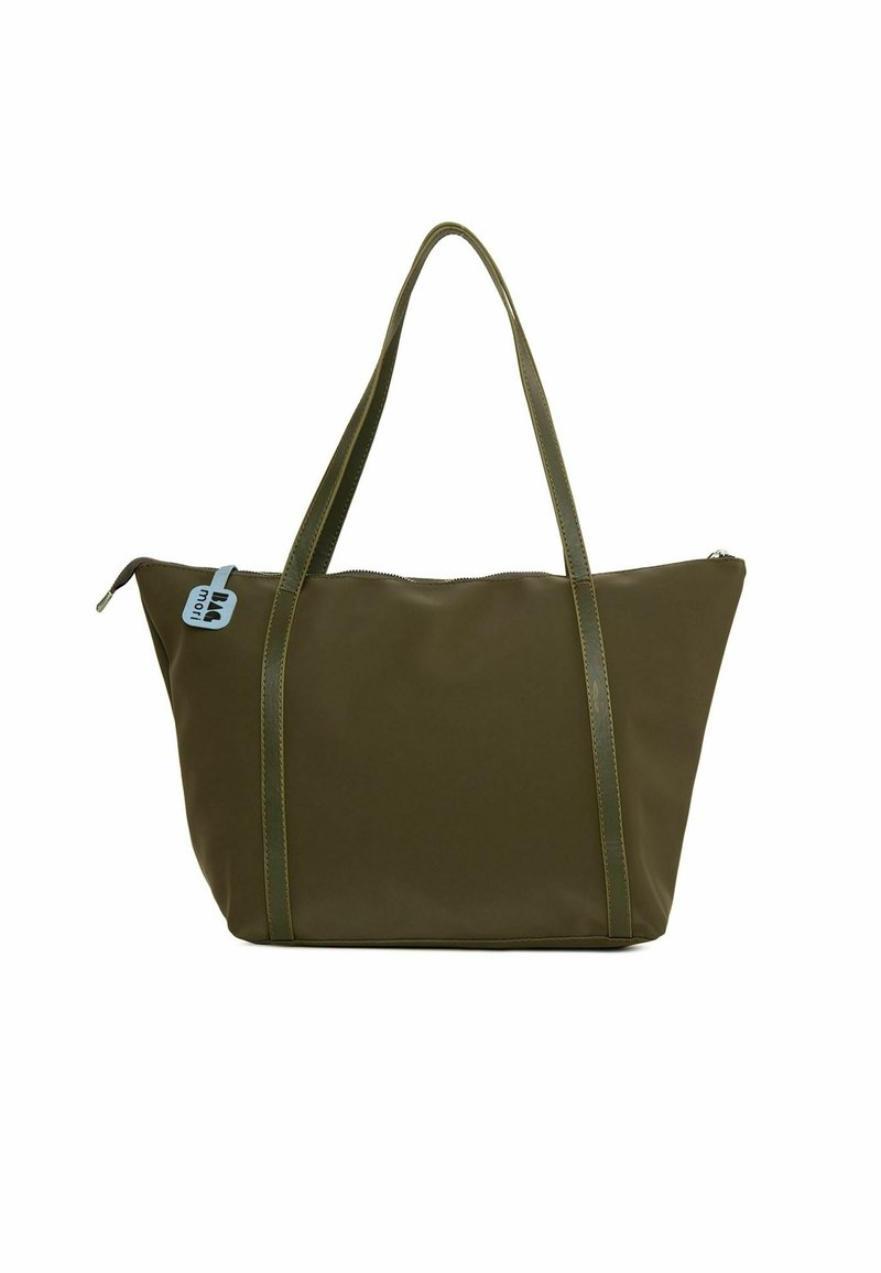 Bagmori SATIN TOTE BAG WITH MULTICOLOR TASSEL DETAIL Cabas