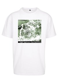 Upscale by Mister Tee - RAGE AGAINST THE MACHINE OVERSIZE  - T-shirt print - white Miniatuurafbeelding 1