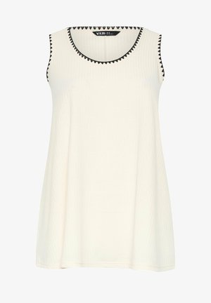 Yours Clothing, WOMEN'S VESTS & CAMIS - Top - cream