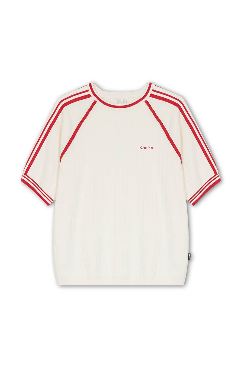 Kaotiko T-shirt print wit Kaotiko T-shirt print wit