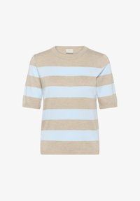 Ikke valgt, feather mel/light blue stripe