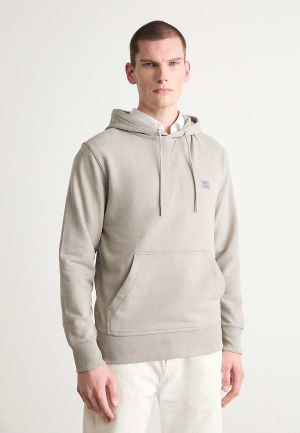 LABEL HOODIE - Sweatshirt - rock ridge