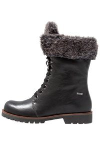 Caprice Botines con cordones - black