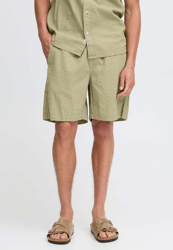 SDLIAM SEERSUCKER REGULAR FIT - Shorts - vetiver