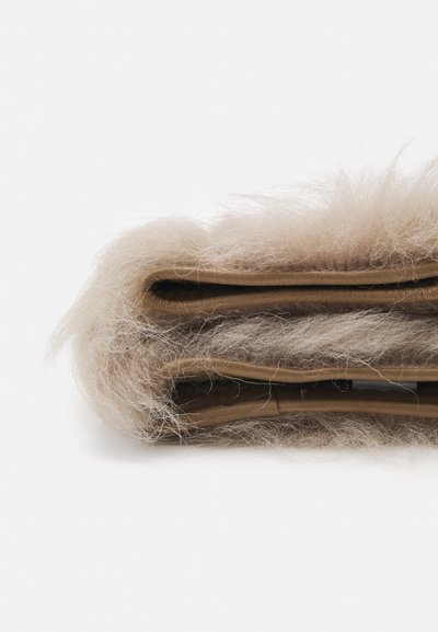 STUDIO ID NAPPA GLOVES WITH LINING AND TOSCANA TRIM - Hansker - black/sand