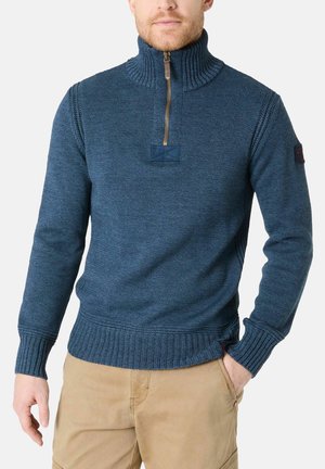 Strickpullover - blau