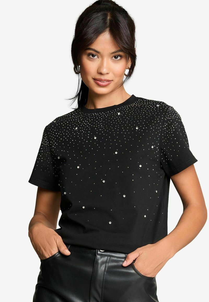 Lipsy REGULAR FIT  - Marškinėliai su spaudiniu - black