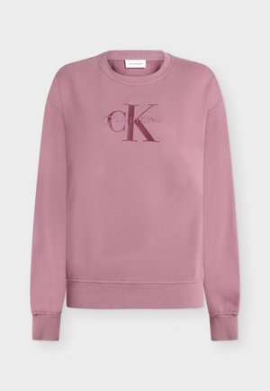 Calvin Klein Jeans, MONOLOGO  - Φούτερ - dusky orchid