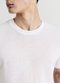 Calliope GIROCOLLO - T-shirt basic - bianco lana