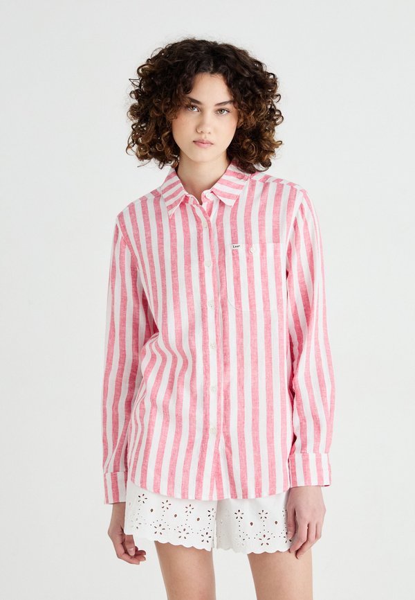 ALL PURPOSE SHIRT - Button-down blouse - lychee awning