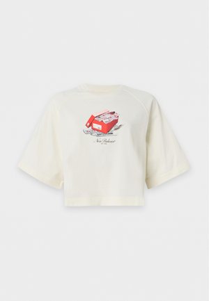 New Balance, FAMILY SHOE BOX RELAXED - T-shirt imprimé - angora