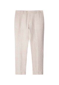 SLIM FIT KENSINGTON LINEN CHINO - Nohavice chinos - linen beige