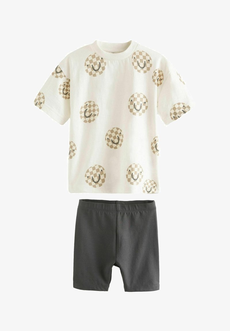 Next SET-REGULAR FIT - Short - ecru white brown