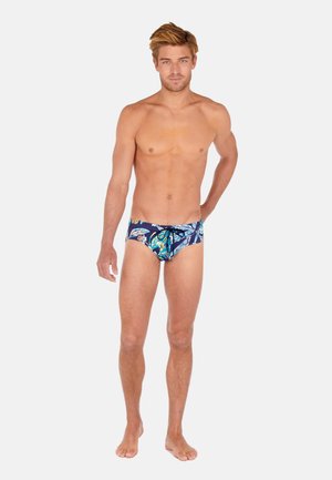 Swimming briefs - navy print