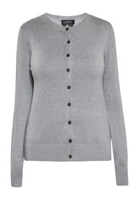 Strickjacke - grau melange