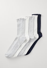 5 PACK - Nogavice - blue/offwhite/grey