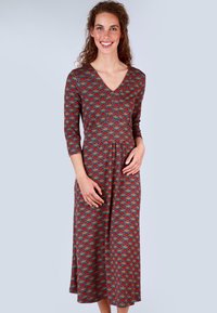 Lykka du Nord LEID SYLVELIN RETRO FLOWER - Freizeitkleid - purple