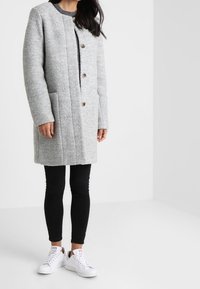 VILA Cappotto classico - light grey