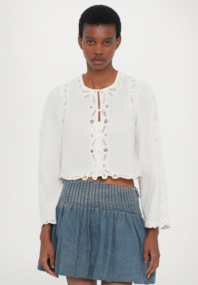 Sea OLI BUBBLE SKIRT - Falda vaquera - blue