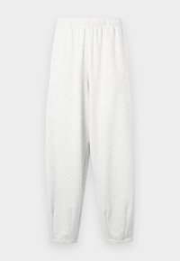 CLUB FLEECE - Tracksuit bottoms - birch heather/white