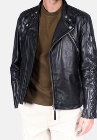 Freaky Nation Chaqueta de cuero - black