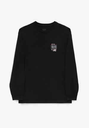 PATCH & SEW LS - Long sleeved top - black