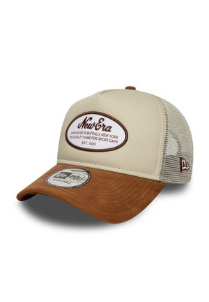 OVAL PATCH TRUCKER - Caps - sand