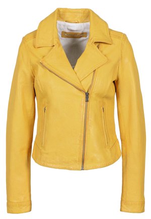 Læderjakker - yellow