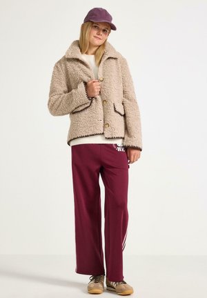 Lindex, LINDEX TEDDY JACKET LINDEX - Winterjas - dusty beige