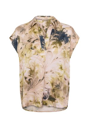 Culture, CUANDORA BERNA CAPSLEEVE - Blouse - blue green swirl