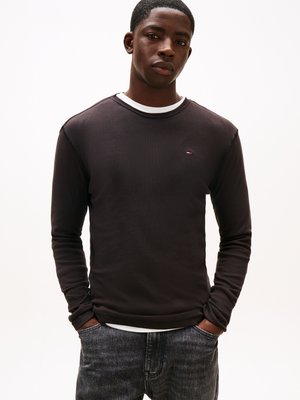 Tommy Jeans ORIGINAL - Top s dlouhým rukávem - black