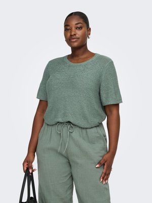 ONLY Carmakoma CARSUNNY PULLOVER - T-shirt basic - laurel wreath