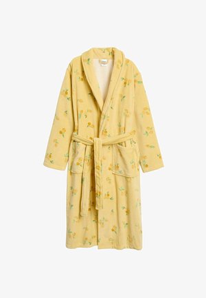 Kappahl, TERRY CLOTH DRESSING GOWN - Badjas - light yellow