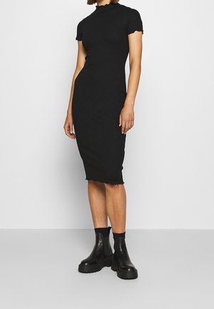 Vestito di maglina - black